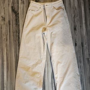 Womens cream corduroy's